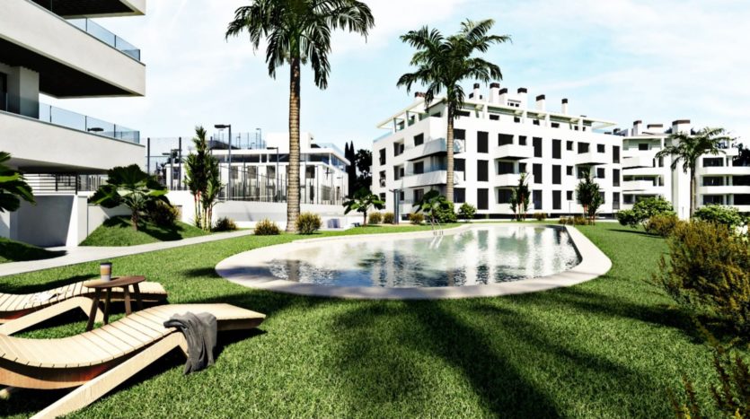 New development in Calahonda within walking distance to the beach 