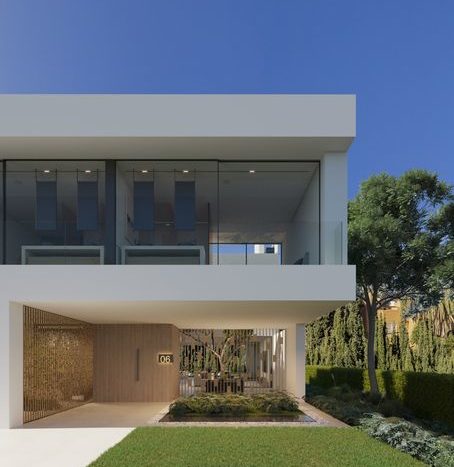 Villa pareada de nueva construción al lado de Puerto Banus 