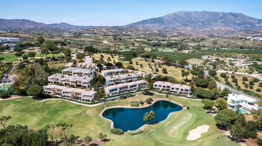 Modern apartments with golf views in La Cala Golf