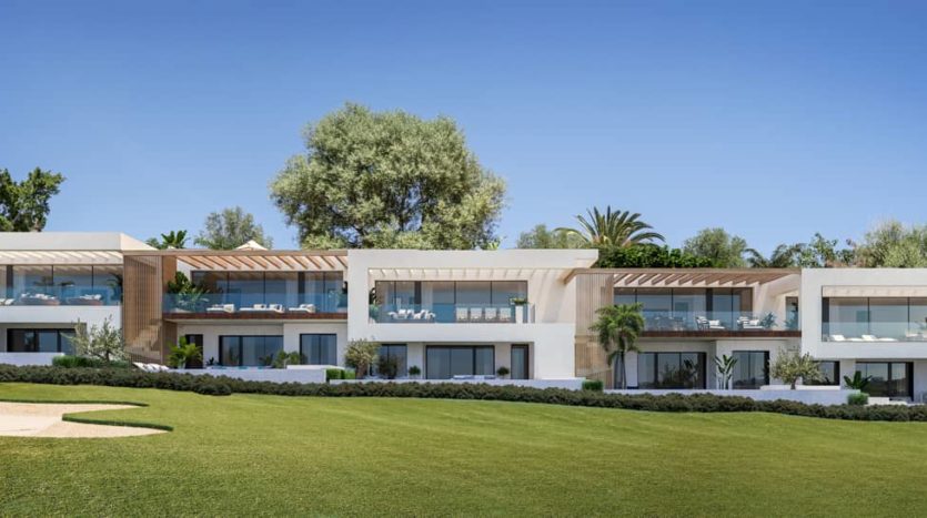 Modern apartments with golf views in La Cala Golf 