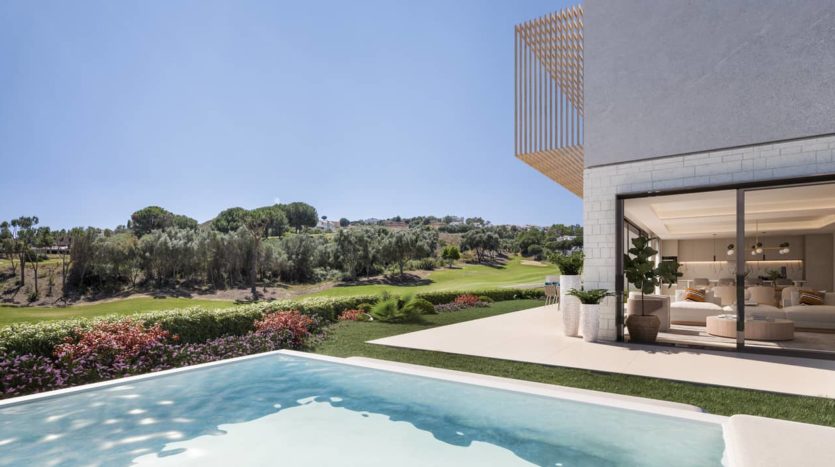 Modern apartments with golf views in La Cala Golf 