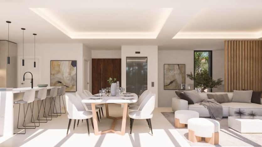 Modern apartments with golf views in La Cala Golf 